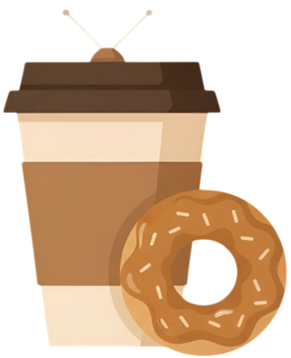 Coffee & Donut TV Logo